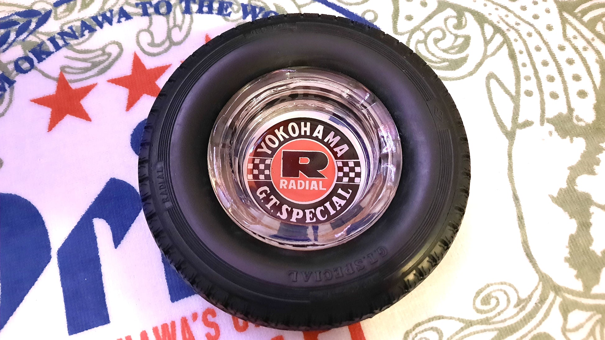 Bosozoku original tyre ashtrays - JDM Import - Yokohama wheel ashtray