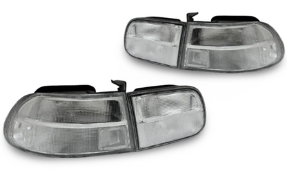 CLEAR TAIL LIGHTS FOR HONDA CIVIC EG SERIES - complete set - JDM IMPORT