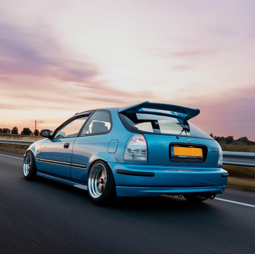 CLEAR TAIL LIGHTS FOR HONDA CIVIC EK SERIES - JDM IMPORT