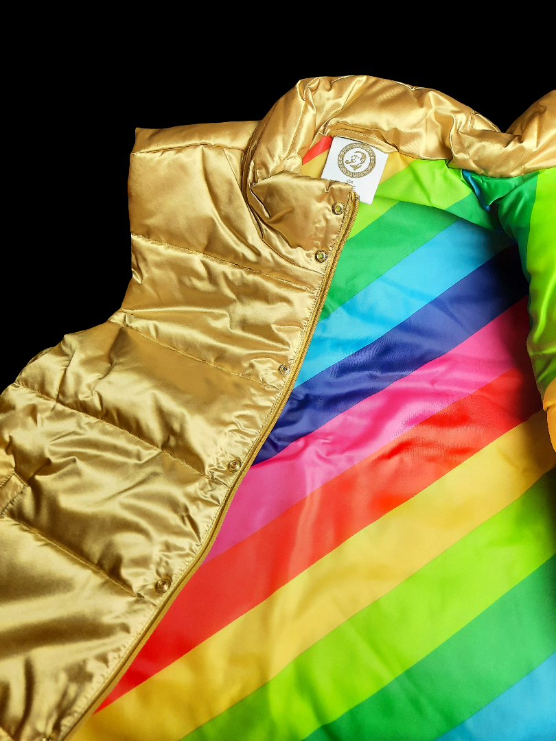 COFFEE BOSS PUFFER VEST JACKET LIMITED EDITION - inside liner - JDM IMPORT