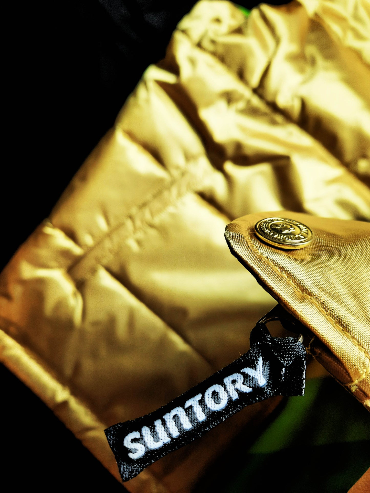 COFFEE BOSS PUFFER VEST JACKET LIMITED EDITION - zip detail - JDM IMPORT