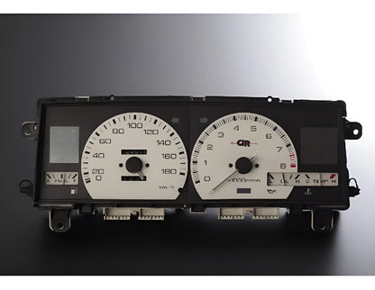 DANGUN RACING EL DASH METER SET FOR AE86 - Photo example: Cluster with the el light meter faces installed