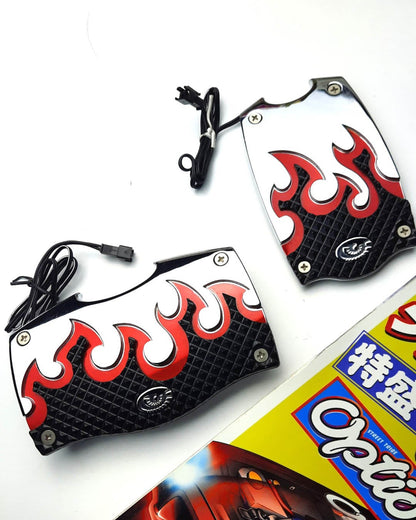 EL Flame light pedal set for automatic cars - JDM Toyota Chaser / Mark II / Cresta