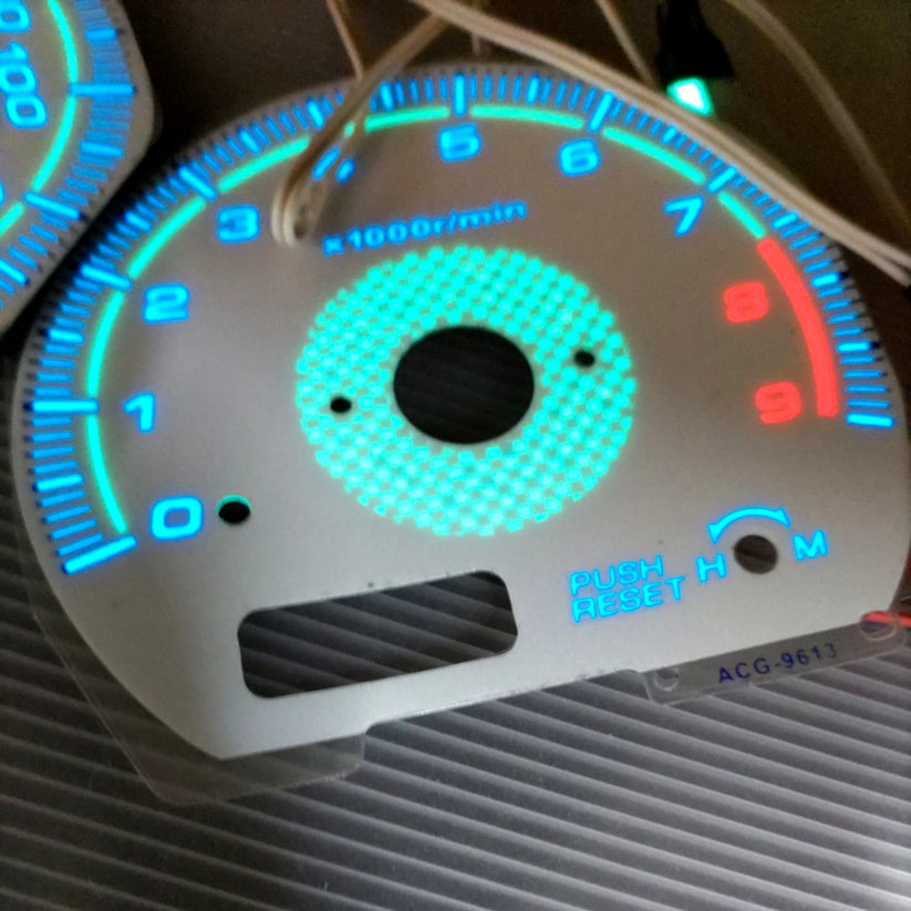 EL Rev Dash Meter Set for Nissan S13 200SX - JDM Gauges – Mad Hero