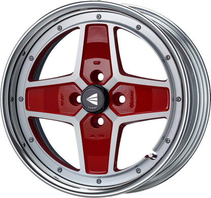 ENKEI Apache 2 wheels - 16 inch red color - JDM Import