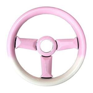 FUNKY CARROT steering wheel - JDM Import - Pink white color