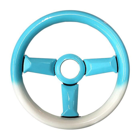 FUNKY CARROT steering wheel - JDM Import - Light blue white color