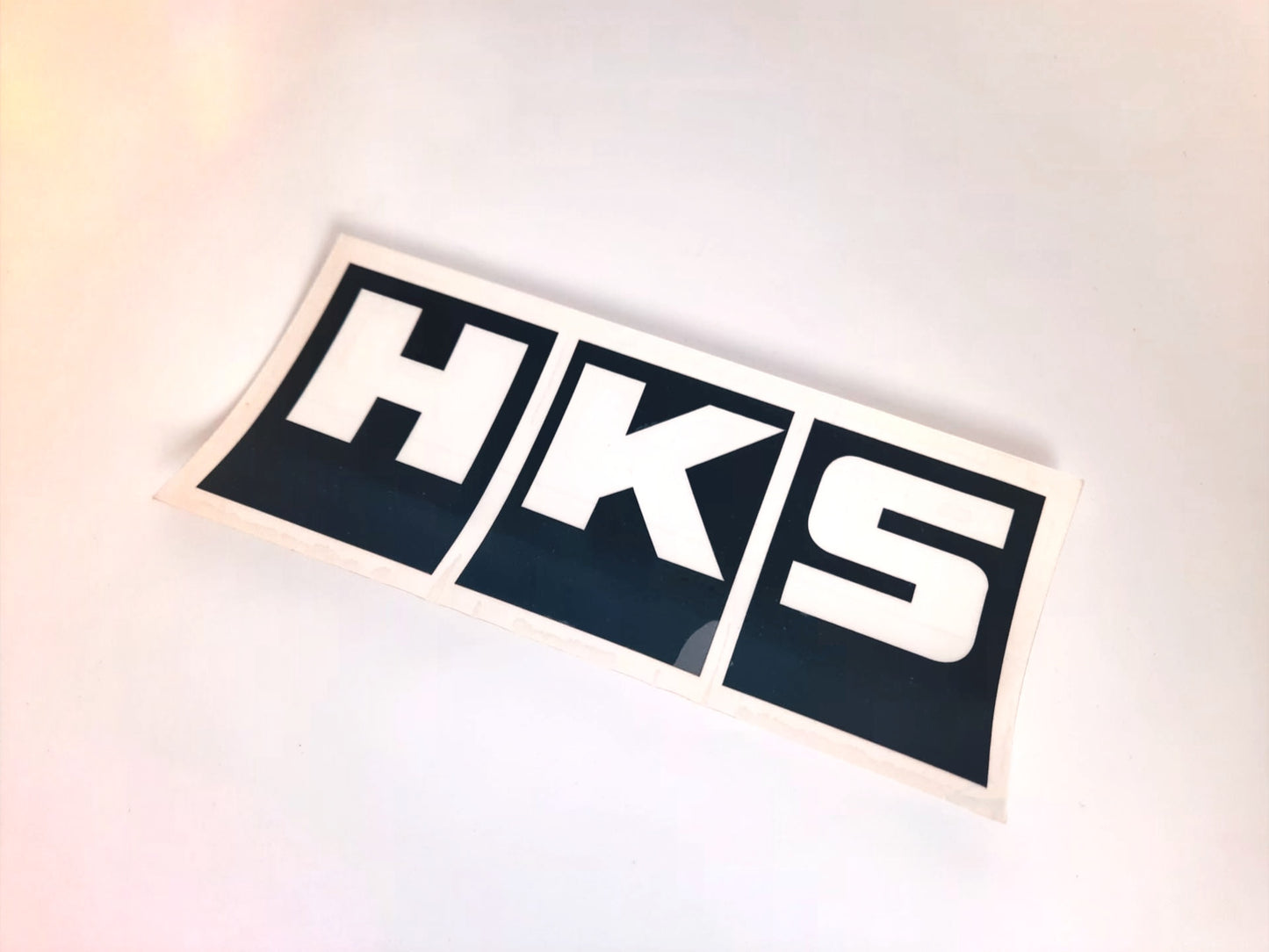 HKS original sticker - black logo and small size