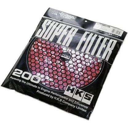 HKS Super Power REPLACEMENT FILTER - RED color WET type in 200mm size