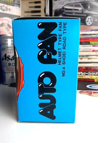 Helmet electric car fan (it really works!) - JDM Import - Shoei road type side of the box