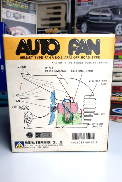 Helmet electric car fan (it really works!) - JDM Import - off-road type illustration