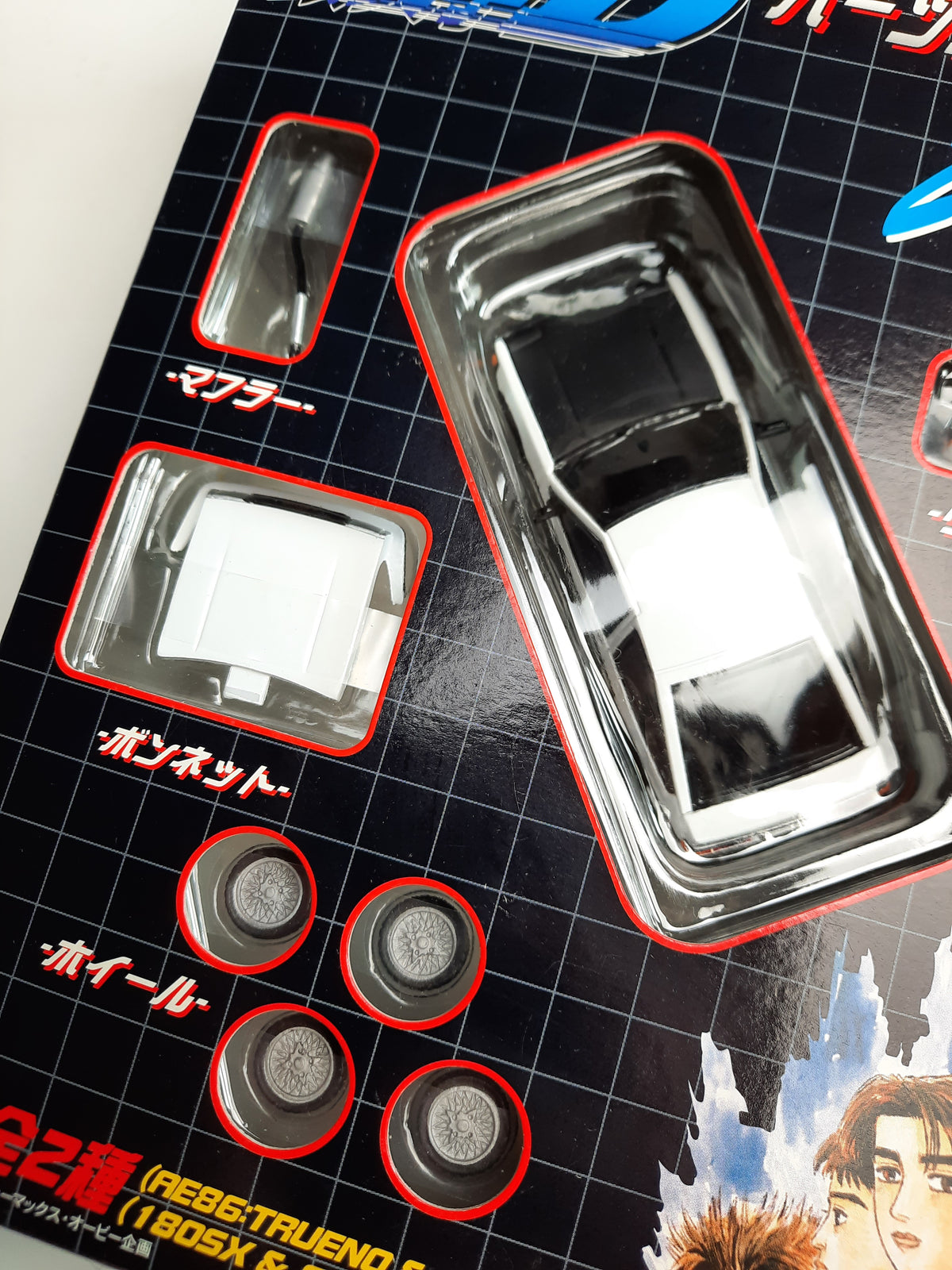 INITIAL D ORIGINAL TUNABLE MODEL KITS by Sega - AE86 Trueno and Levin details of parts