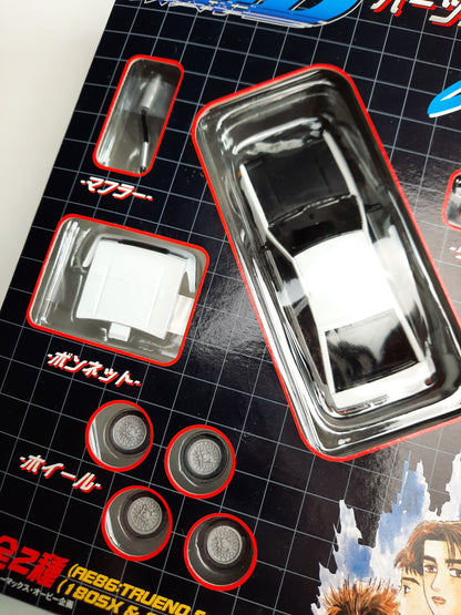 INITIAL D ORIGINAL TUNABLE MODEL KITS by Sega - AE86 Trueno and Levin details of parts