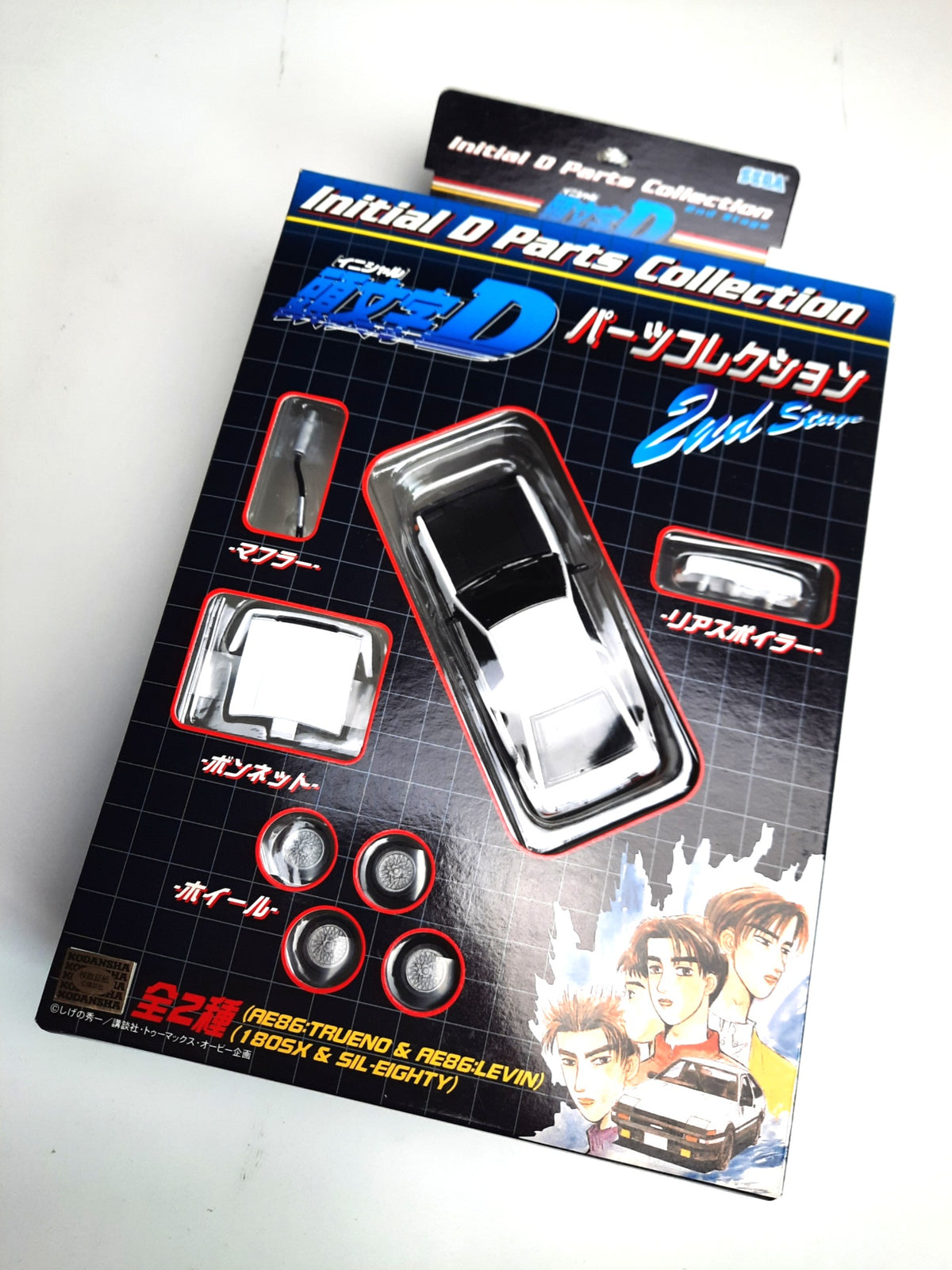 INITIAL D ORIGINAL TUNABLE MODEL KITS by Sega - AE86 Trueno and Levin models