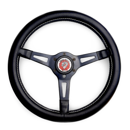 LIMITED EDITION TARANTULA STEERING WHEEL - TOUGE BATTLE!™ - Black color spokes JDM steering wheel