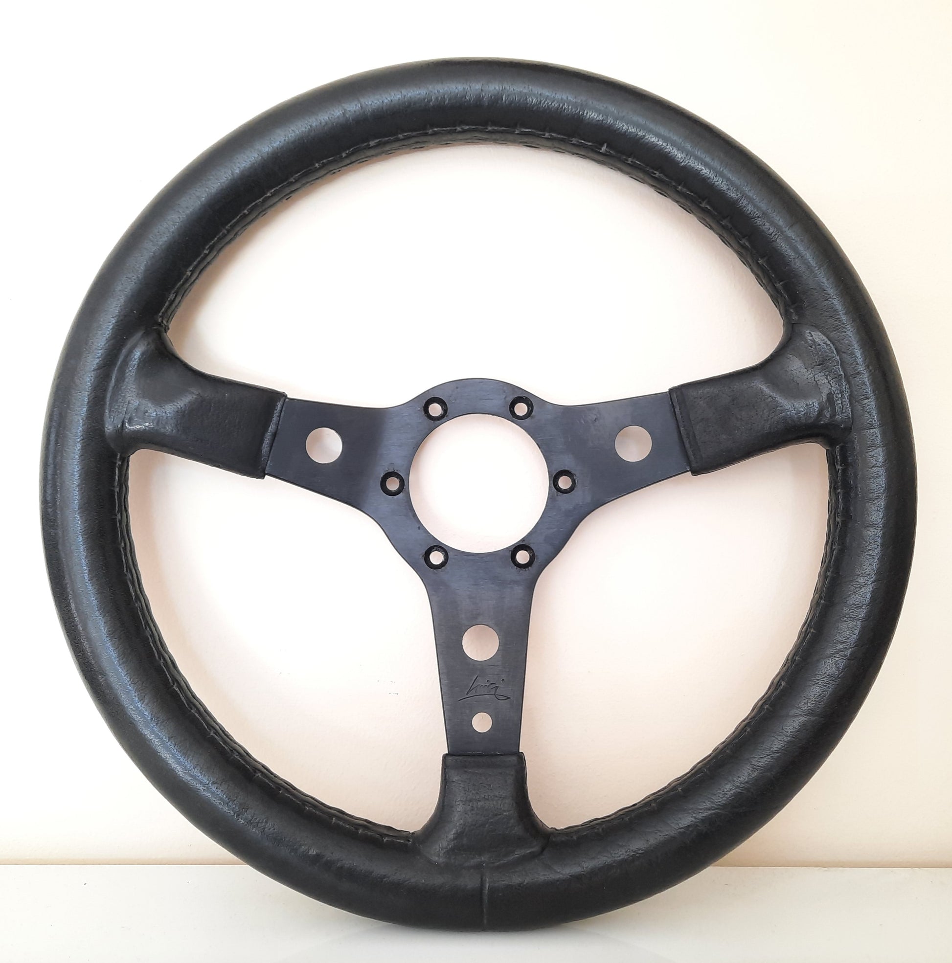 LUISI steering wheel for historic cars, JDM cars - front view