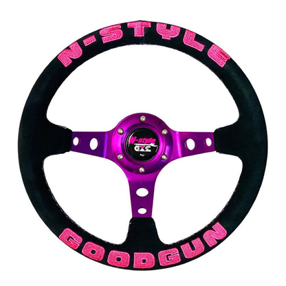 NAOKI NAKAMURA N-STYLE x Goodgun steering wheel 320mm - JDM Import