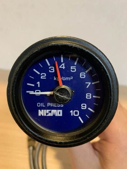 NISMO old logo Oil Pressure Meter