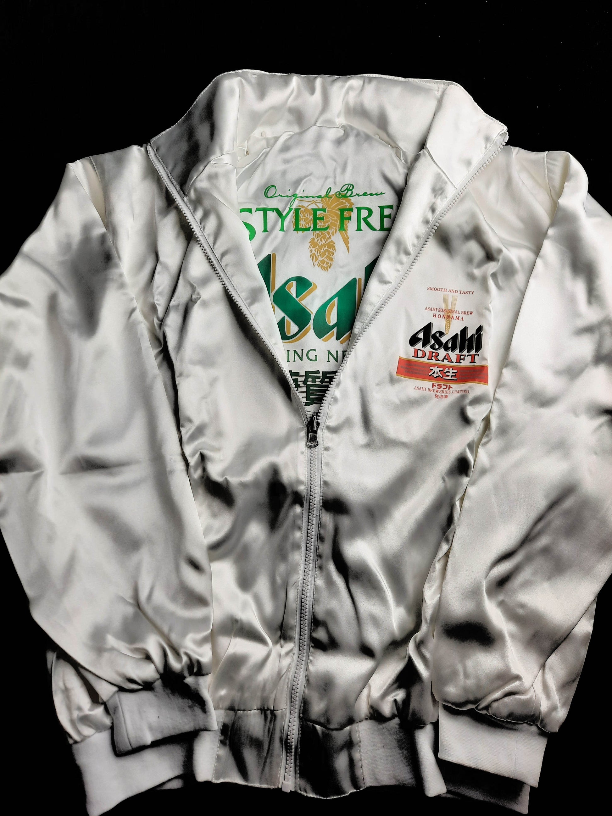 ORIGINAL ASAHI BEER JACKET LIMITED EDITION - Front view - JDM IMPORT