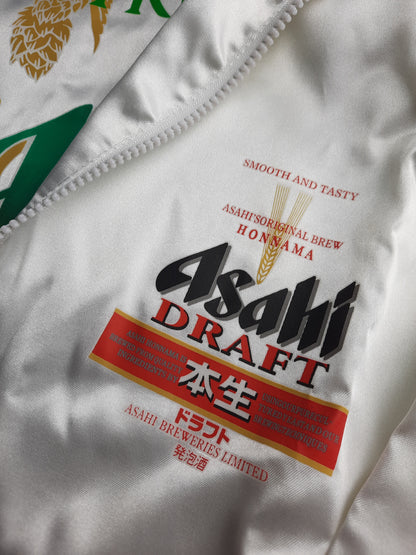 ORIGINAL ASAHI BEER JACKET LIMITED EDITION - Front view details - JDM IMPORT