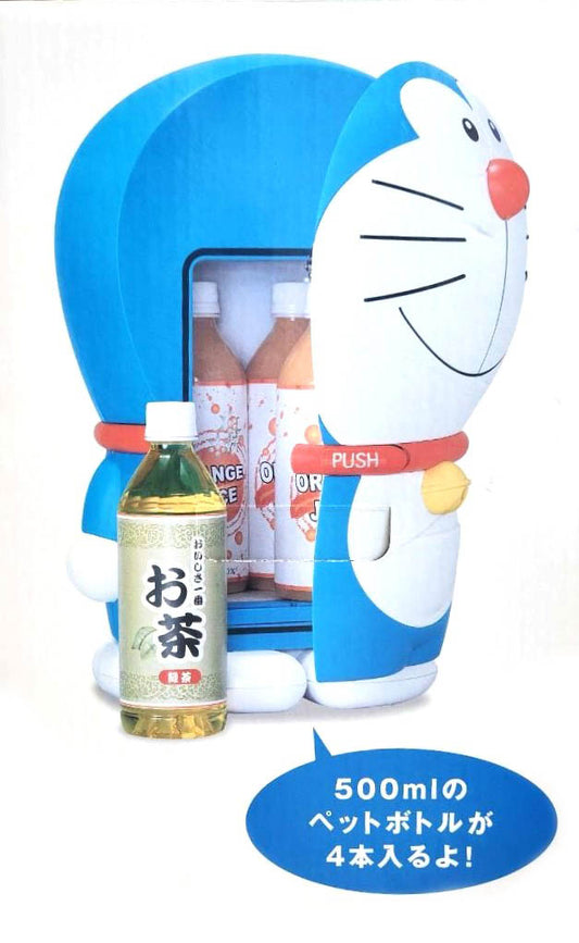 Original DORAEMON refrigerator/warmer - photo example with bottles