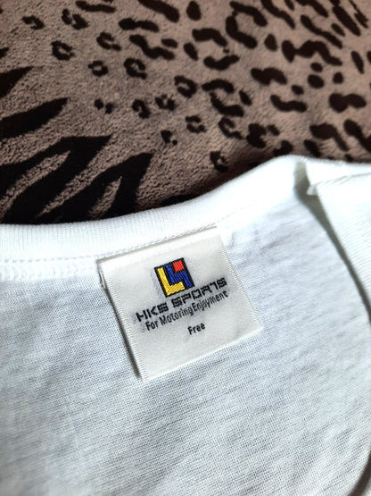Original HKS T-shirt - photo of the tag - JDM Import