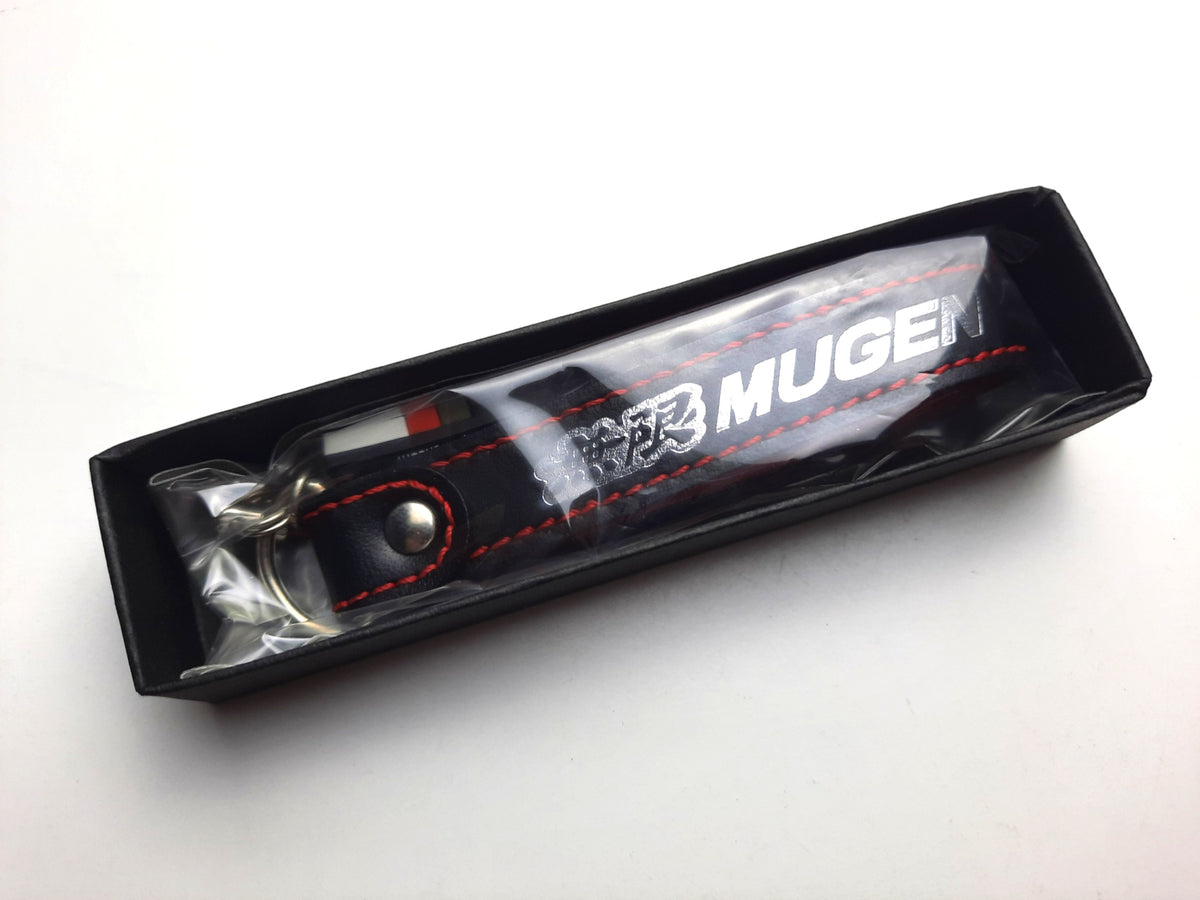 Original MUGEN HONDA KEYCHAIN - Photo of the keychain inside the box