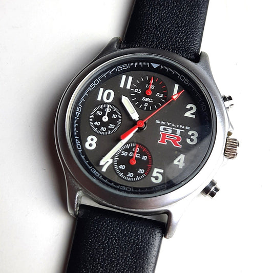 Original NISSAN SKYLINE GTR watch - front view