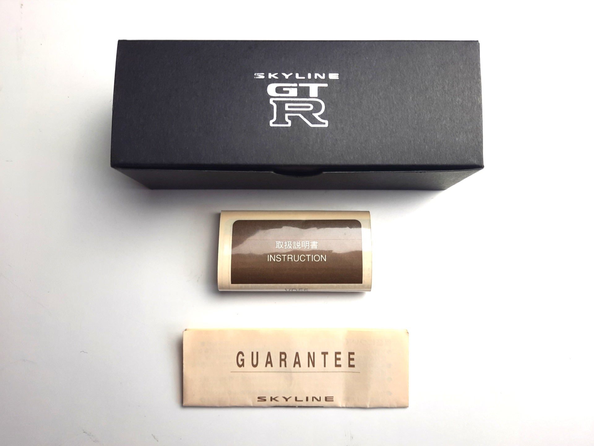 Original NISSAN SKYLINE GTR watch - box and papers