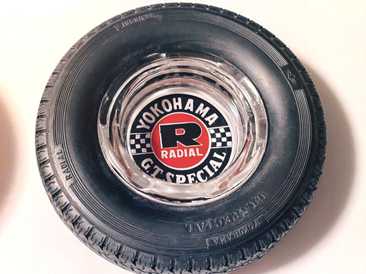 Original YOKOHAMA japanese tyre ashtrays - JDM import