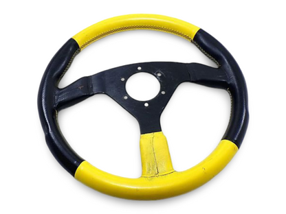 PINEAPPLE YELLOW STEERING WHEEL - Back view