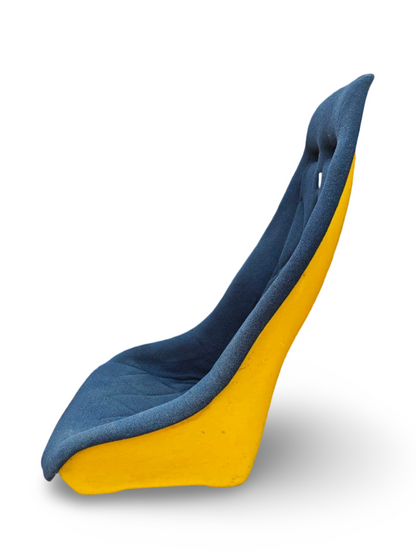 QUATTRO SPORT YELLOW BUCKET SEAT - left side of the seat