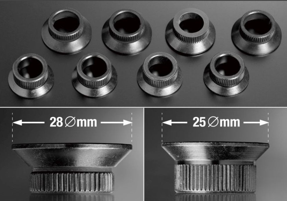 Replacement wheel bolt seats (COMPLETE SET of 16)