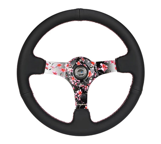 NRG steering wheel, sakura flowers color