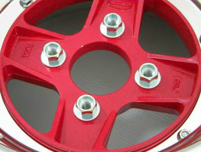 SpeedStar SSR wheel nuts for Mark I, Mark II and Mark III - JDM Import - example photo when mounted