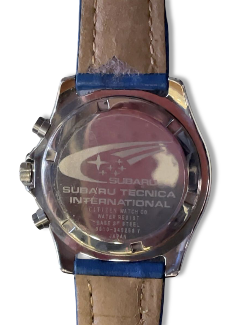 SUBARU IMPREZA WRC STI watch  - JDM Import - Strap detail