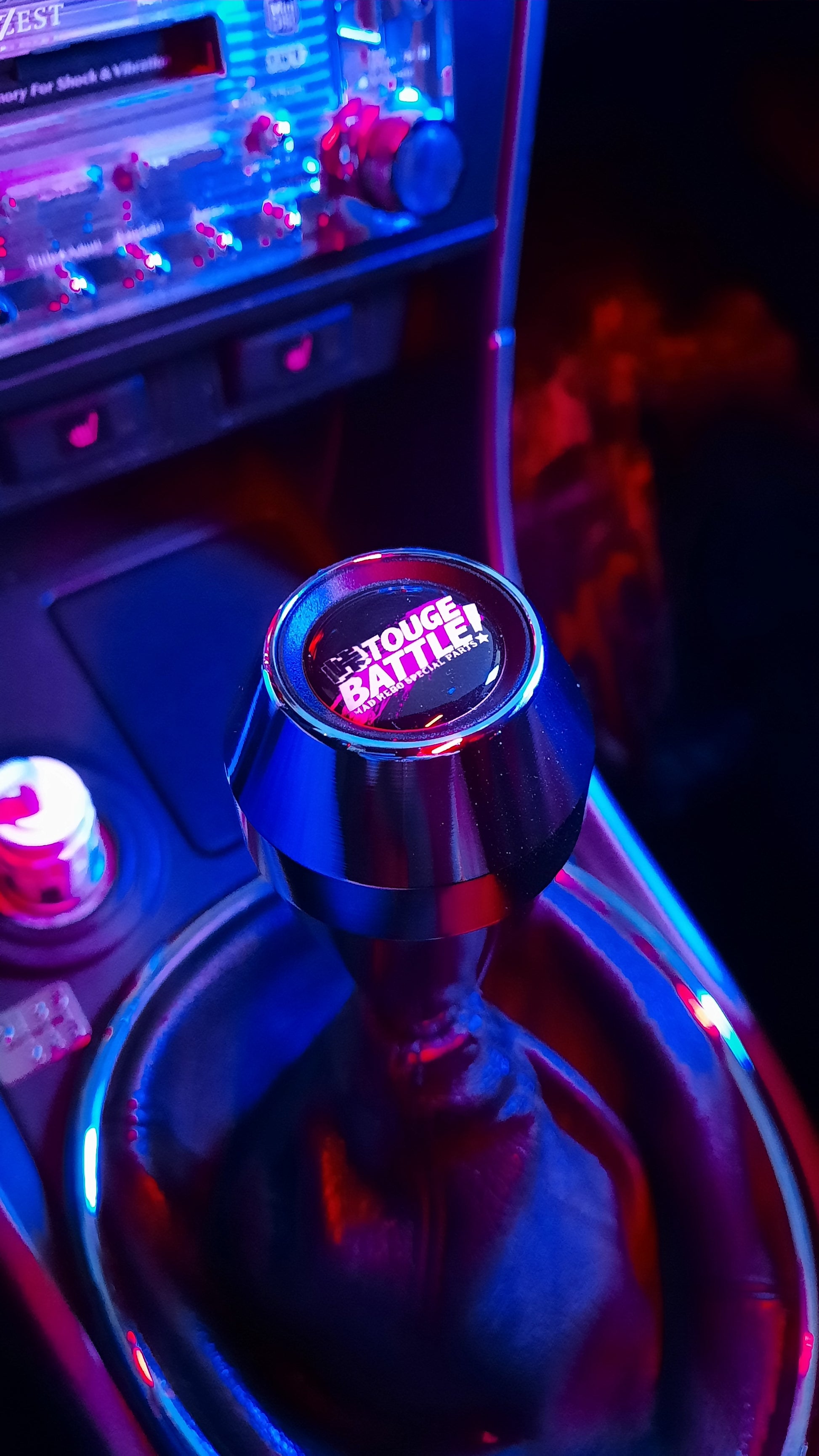 TOUGE BATTLE!™ 90's SHIFT KNOB - Mounted on a Lexus IS300 / IS200 / Altezza
