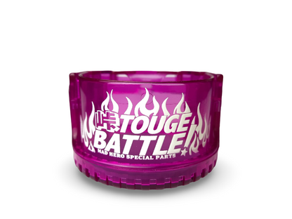 TOUGE BATTLE!™ SKELETON CUPHOLDERS - Color Pink Flames