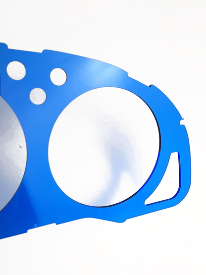 TOUGE BATTLE!™ SKELETON JDM SPEEDOMETER COVERS - GReddy Blue color