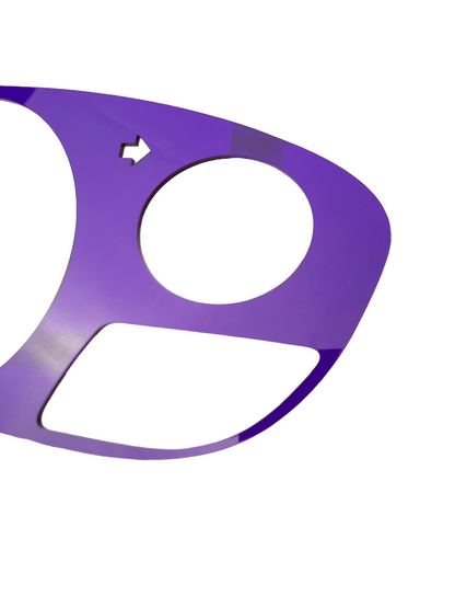 TOUGE BATTLE!™ SKELETON JDM SPEEDOMETER COVERS - Purple color