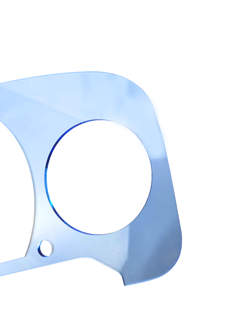 TOUGE BATTLE!™ SKELETON JDM SPEEDOMETER COVERS - Sky Blue color