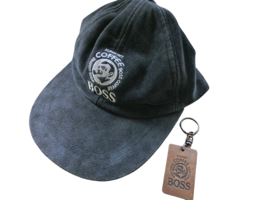 Original Coffee Boss baseball cap and Keychain combo - JDM Import