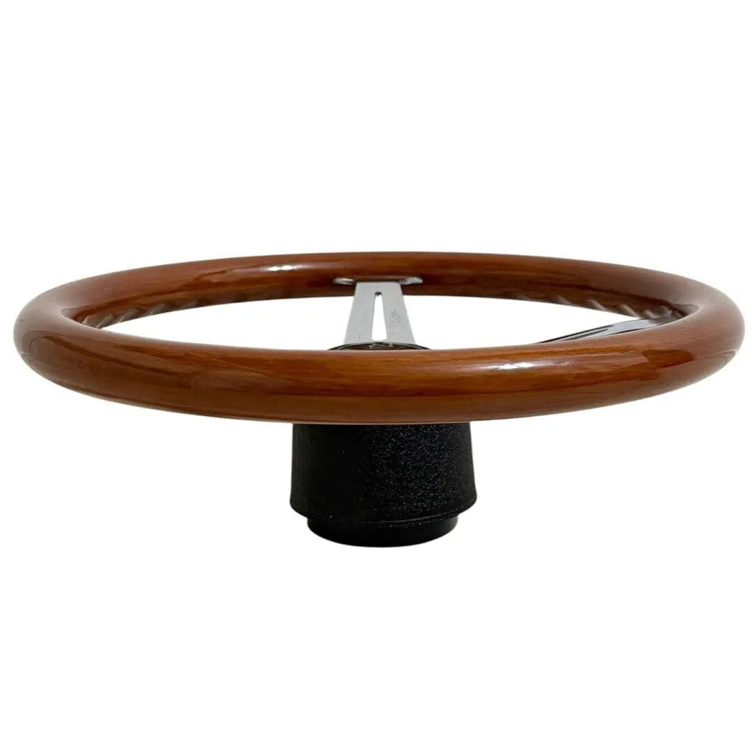 PEYTON JAPAN STEERING WHEEL + BLITZ horn button - side view