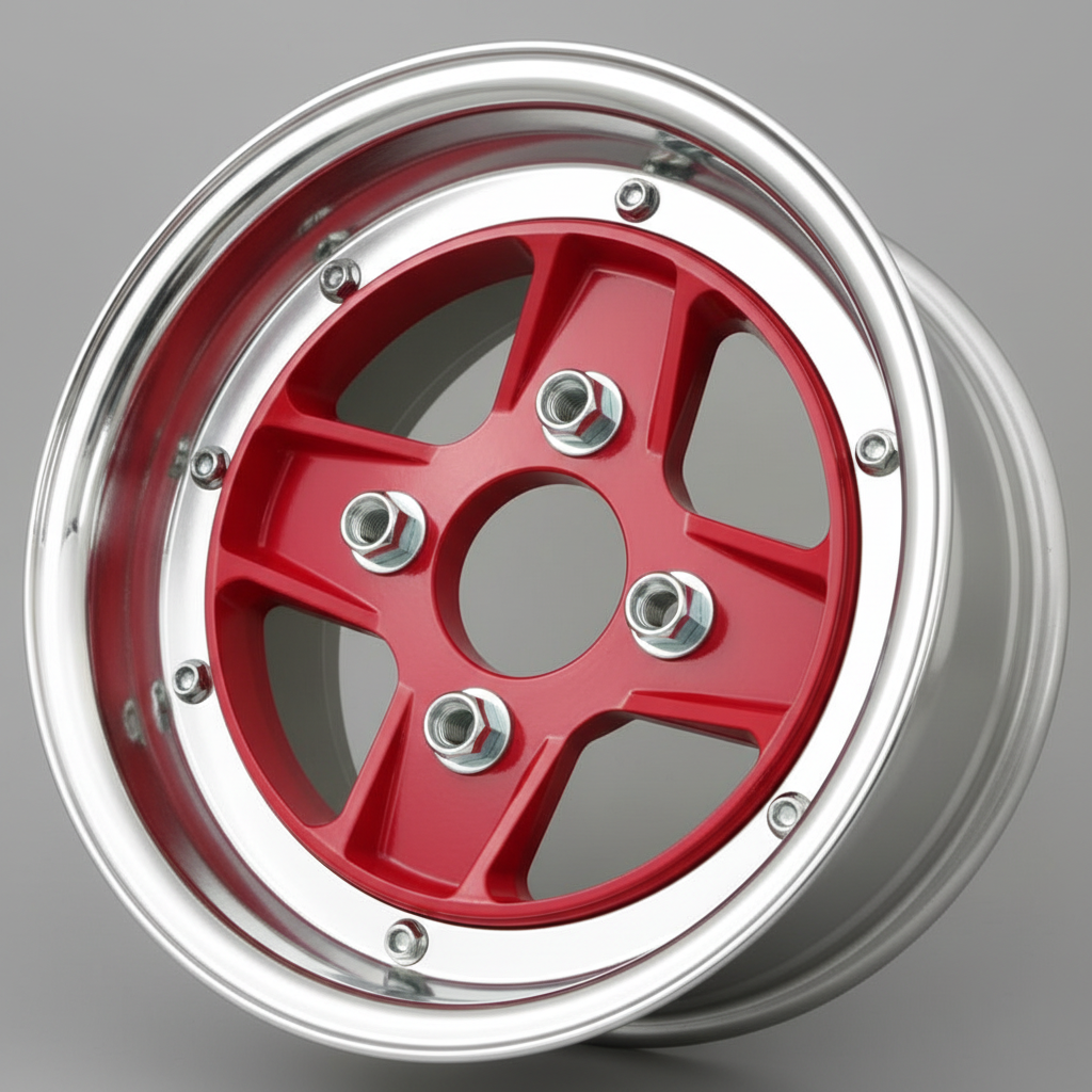 Specific wheel nuts for SPEED STAR MKI, MKII, MKIII wheels - Example mounted on a Speed Star MKII